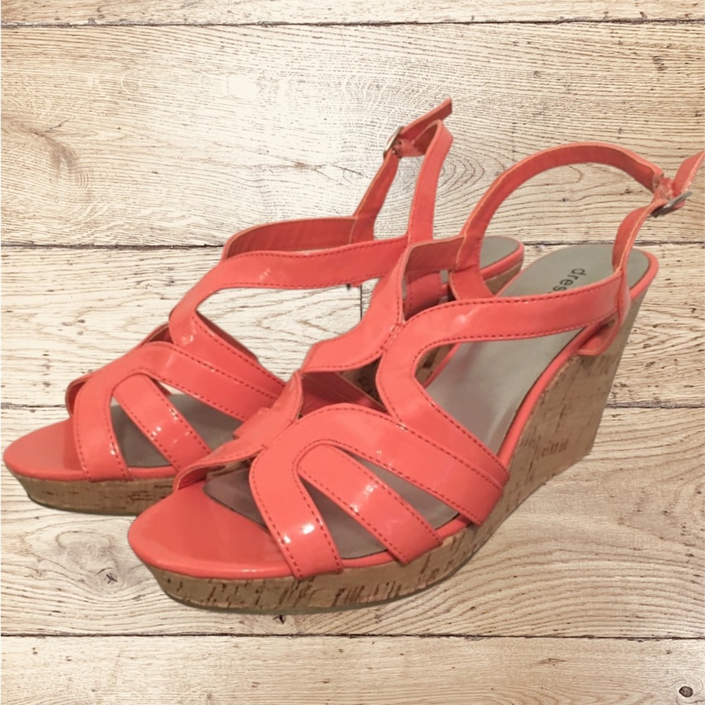 🔥3/12 Bundle {DRESSBARN} Cork Wedge Heels